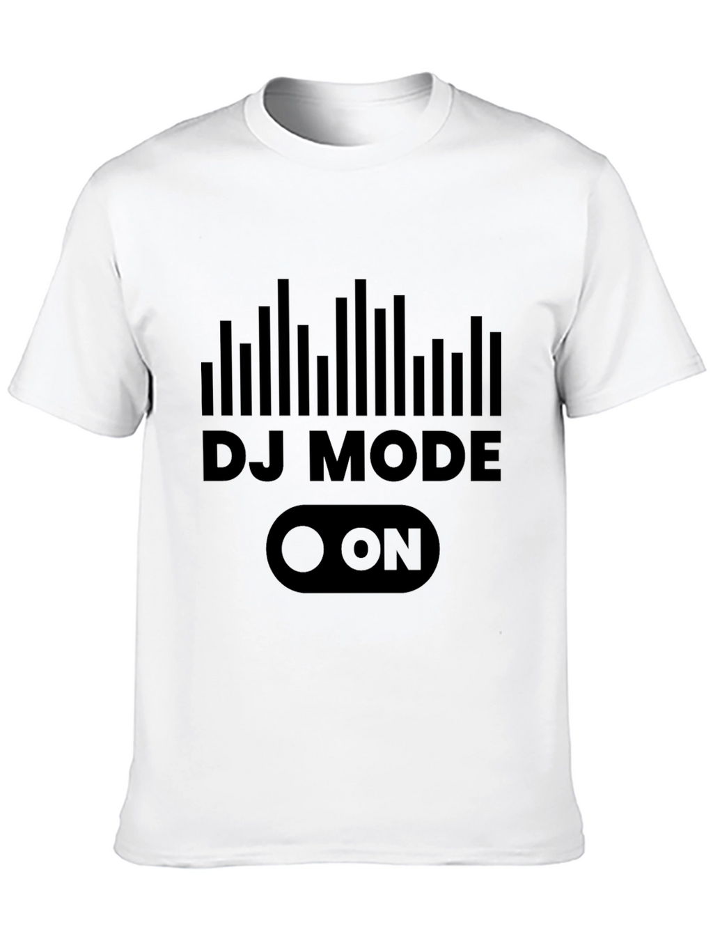 DJ Mode On Black Graphic T-Shirt