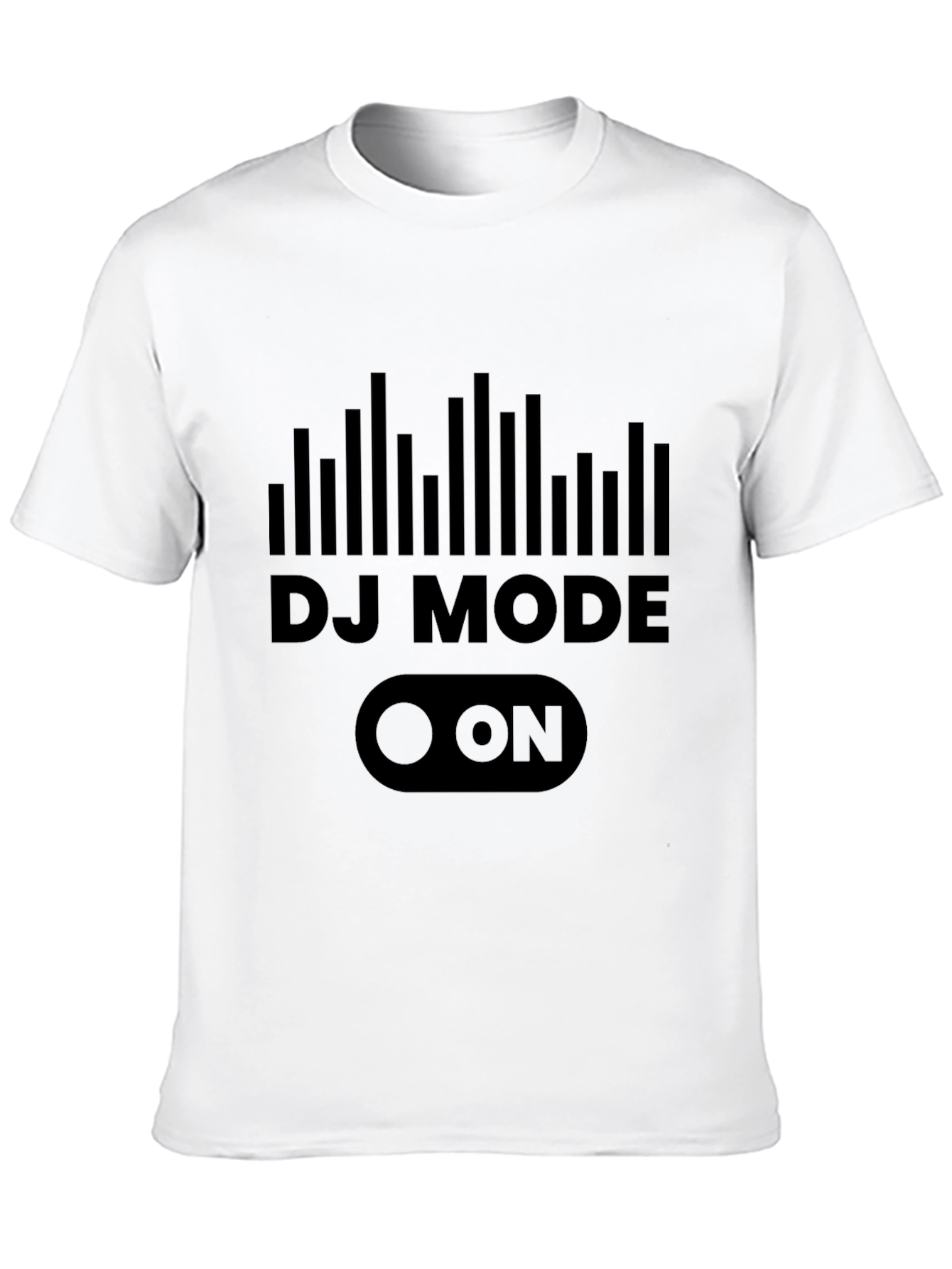 DJ Mode On Black Graphic T-Shirt