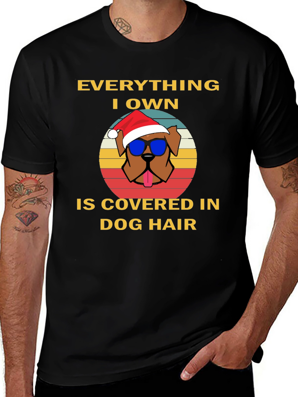 Dog Hair Christmas T-Shirt