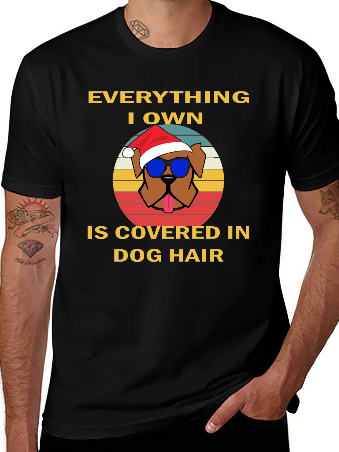 Dog Hair Christmas T-Shirt