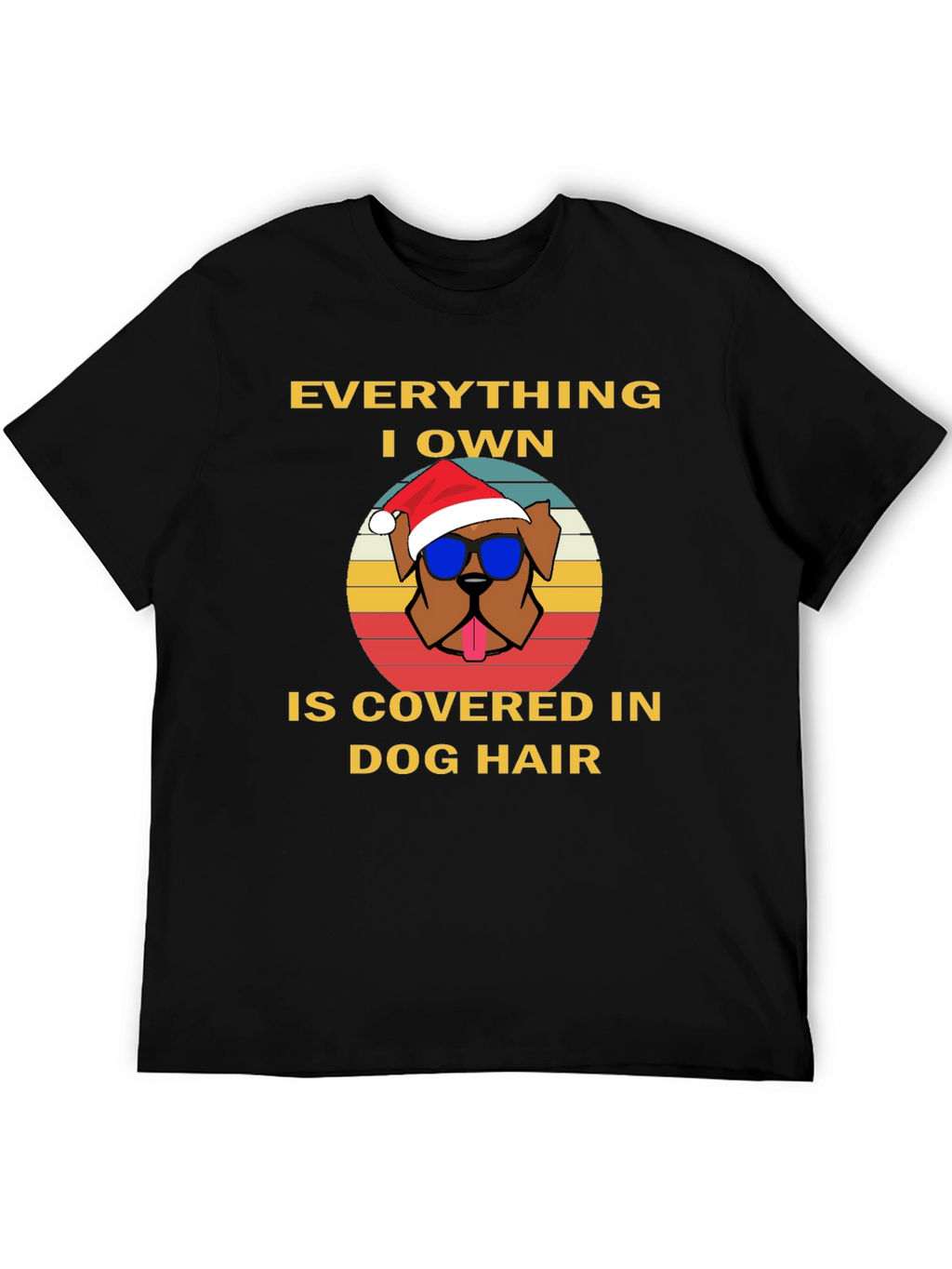 Dog Hair Christmas T-Shirt