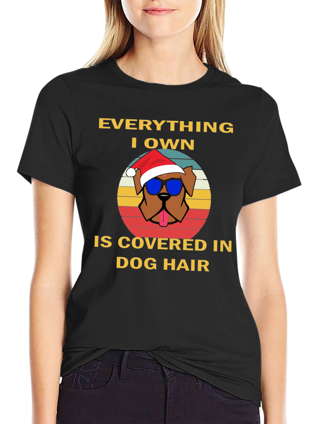 Dog Hair Christmas T-Shirt