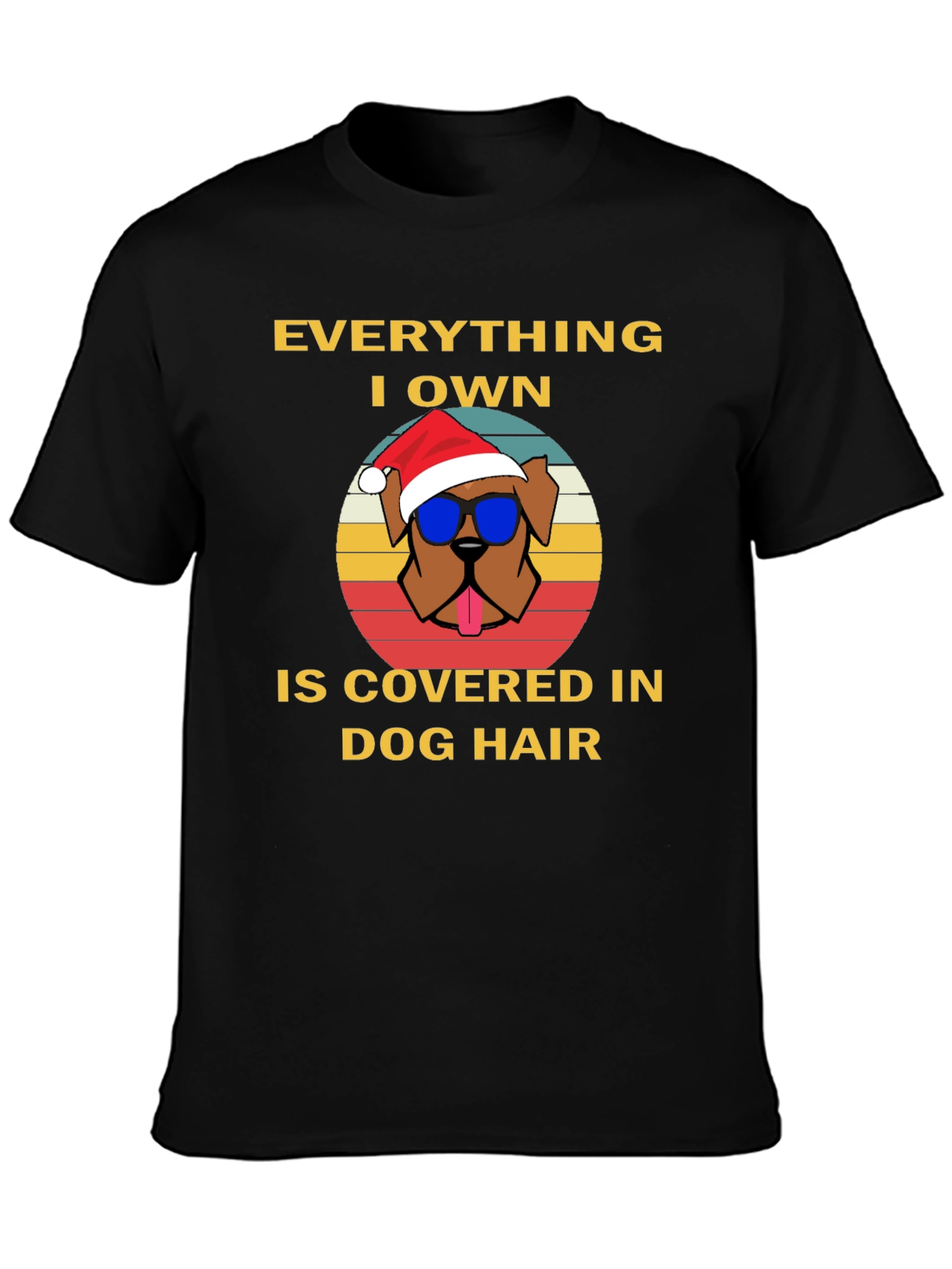 Dog Hair Christmas T-Shirt