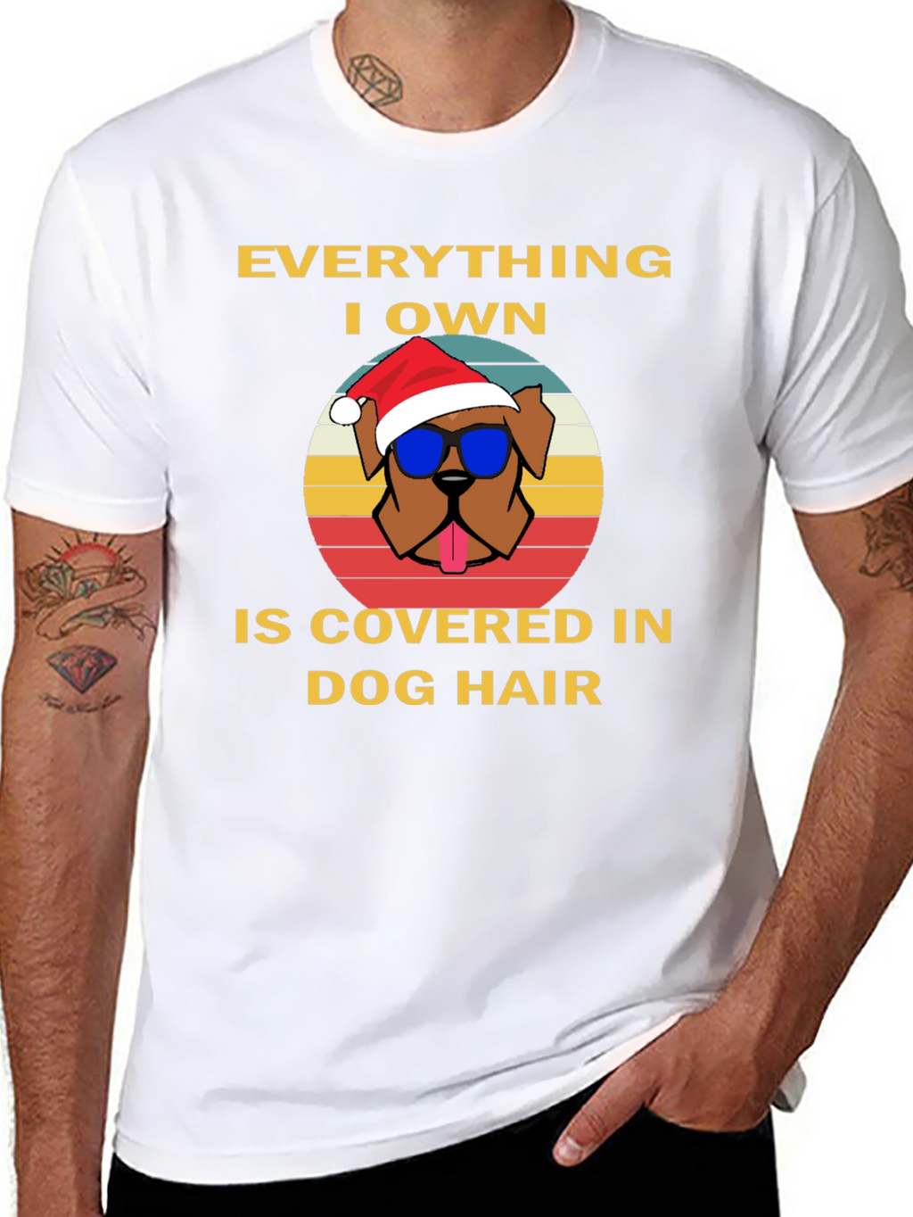 Dog Hair Christmas T-Shirt