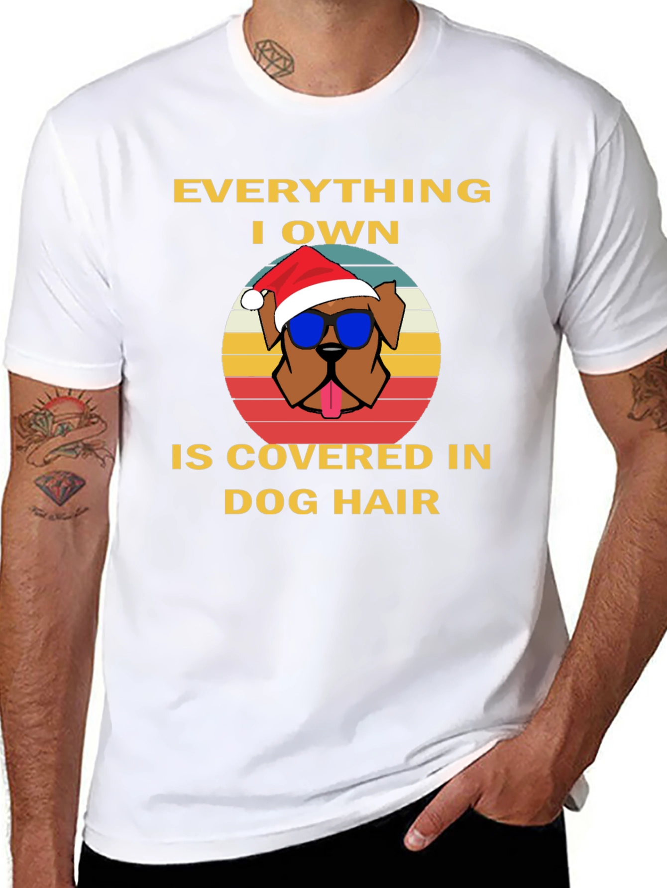 Dog Hair Christmas T-Shirt
