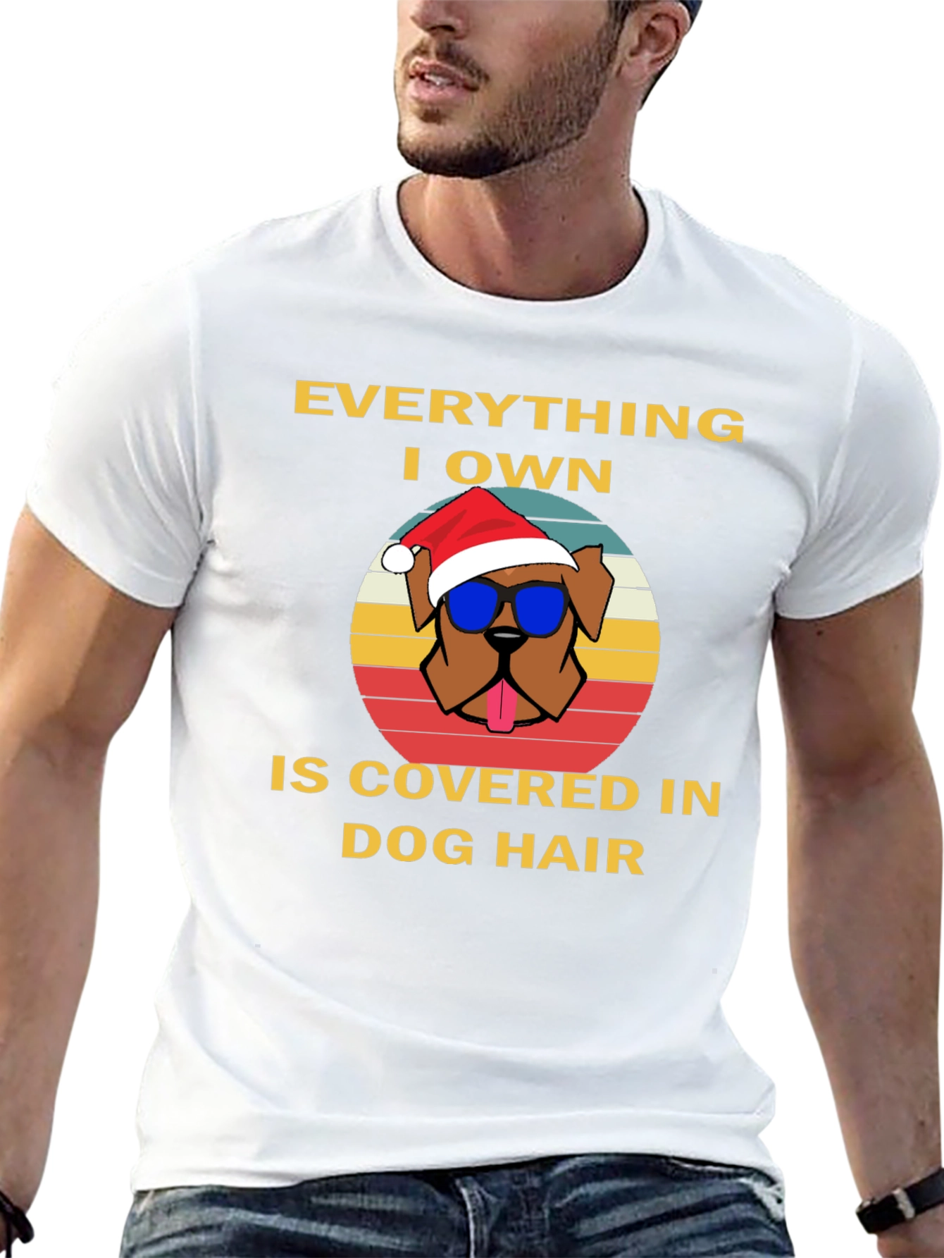 Dog Hair Christmas T-Shirt