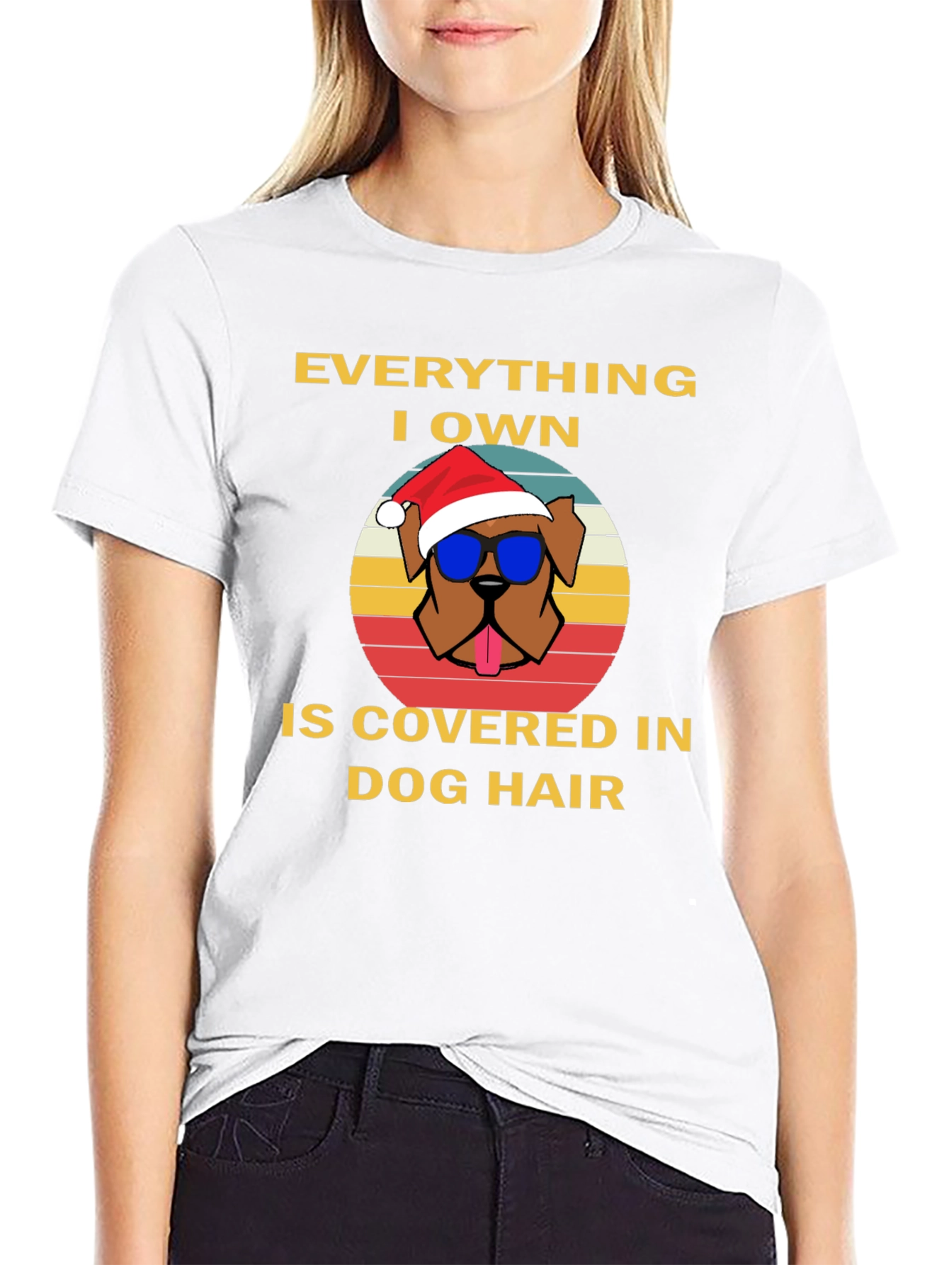 Dog Hair Christmas T-Shirt