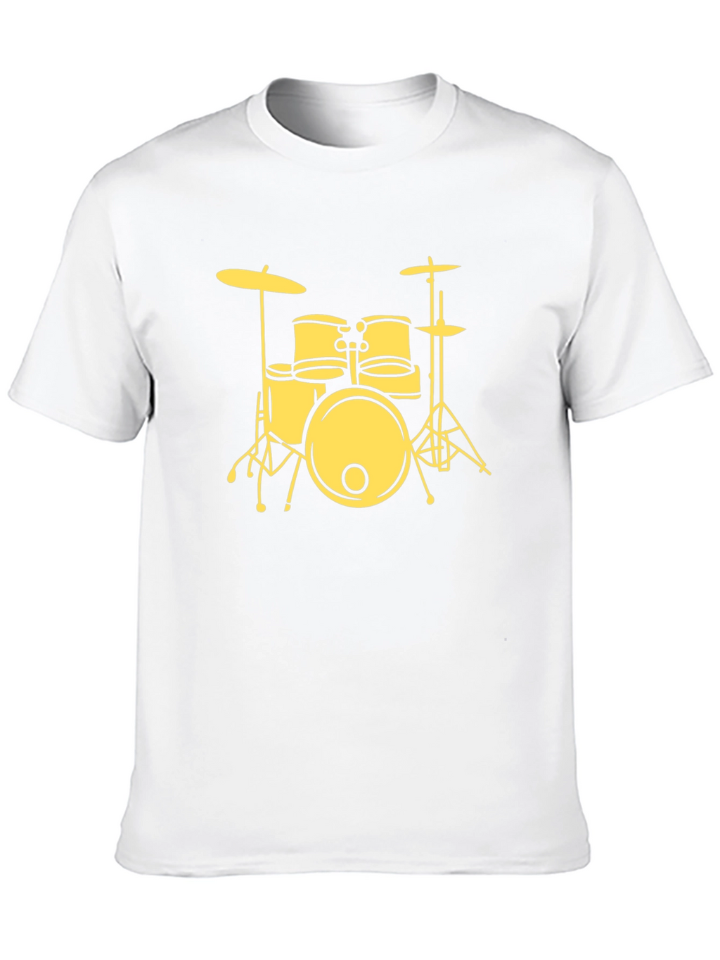 Drum Kit Graphic Tee - Black