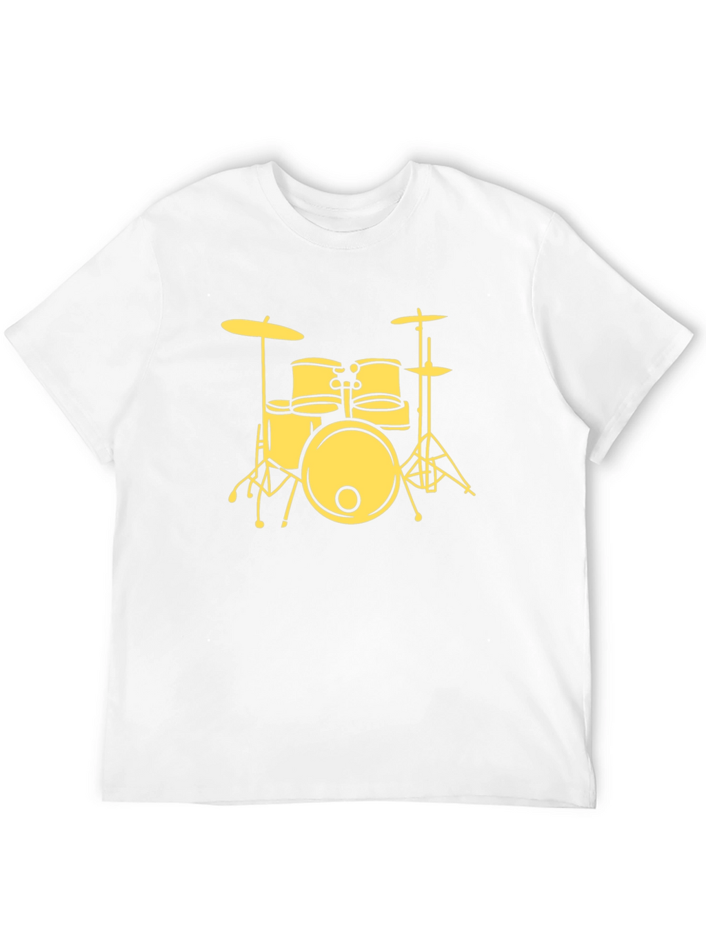Drum Kit Graphic Tee - Black