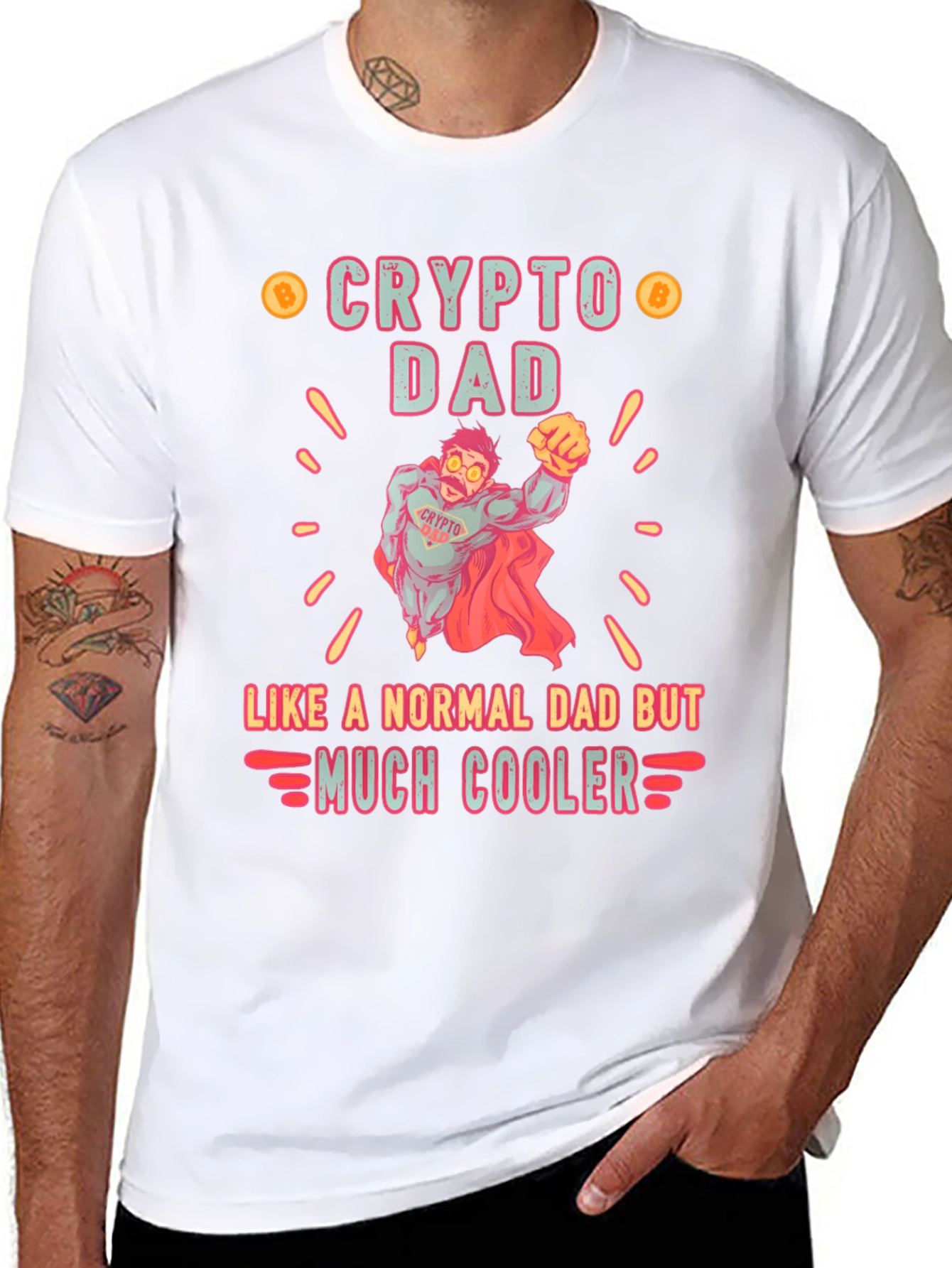 Crypto Dad Much Cooler T-Shirt
