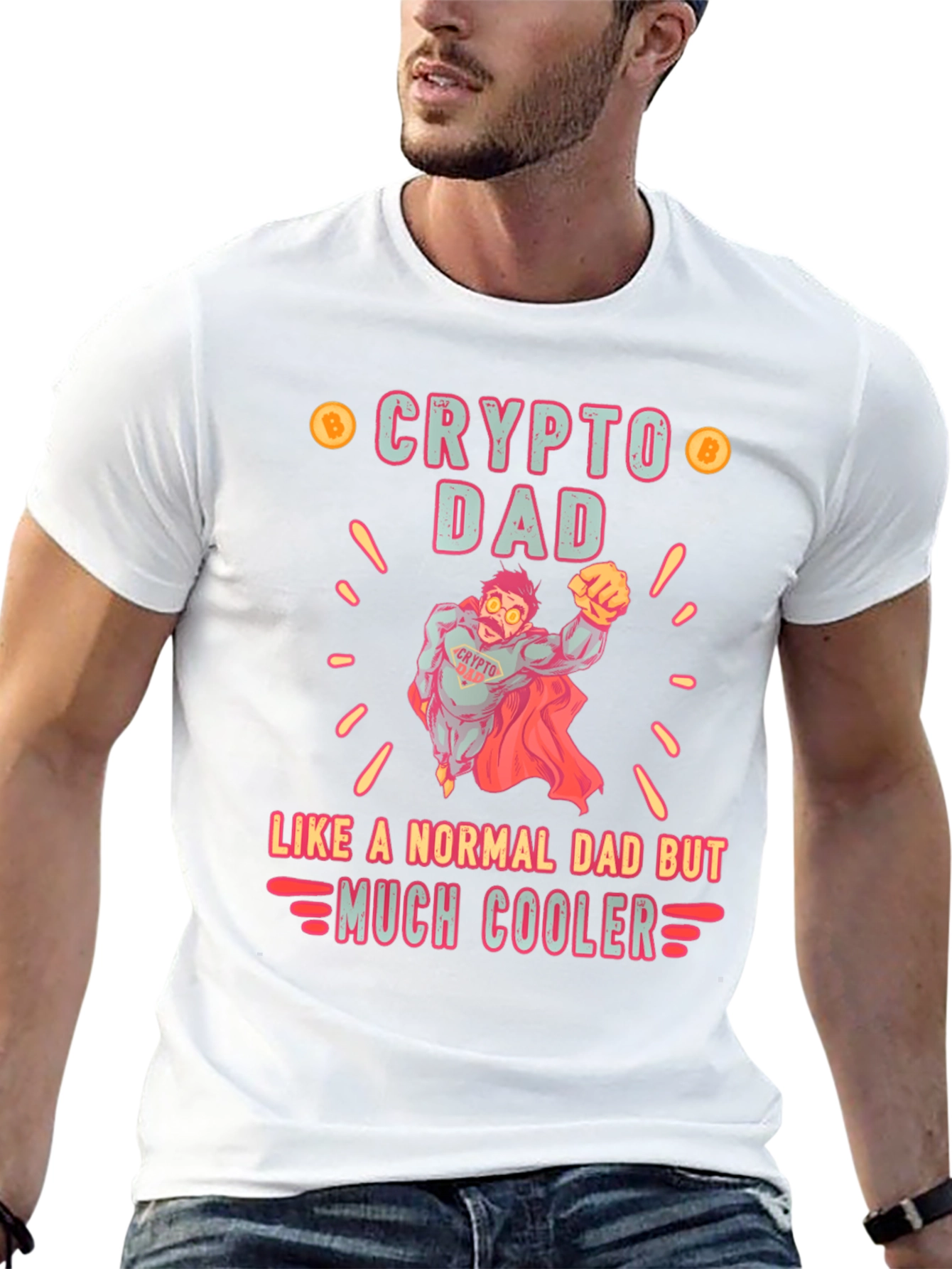 Crypto Dad Much Cooler T-Shirt