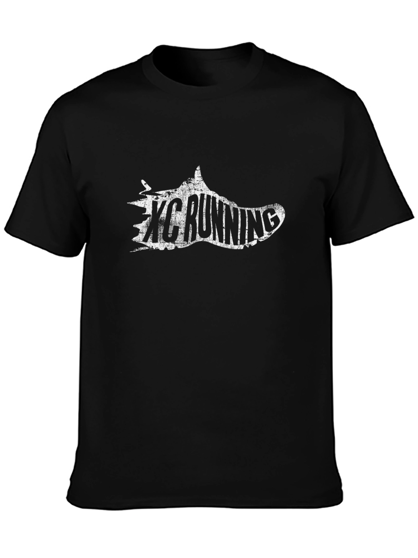 XC Running Shoe Graphic T-Shirt - Black