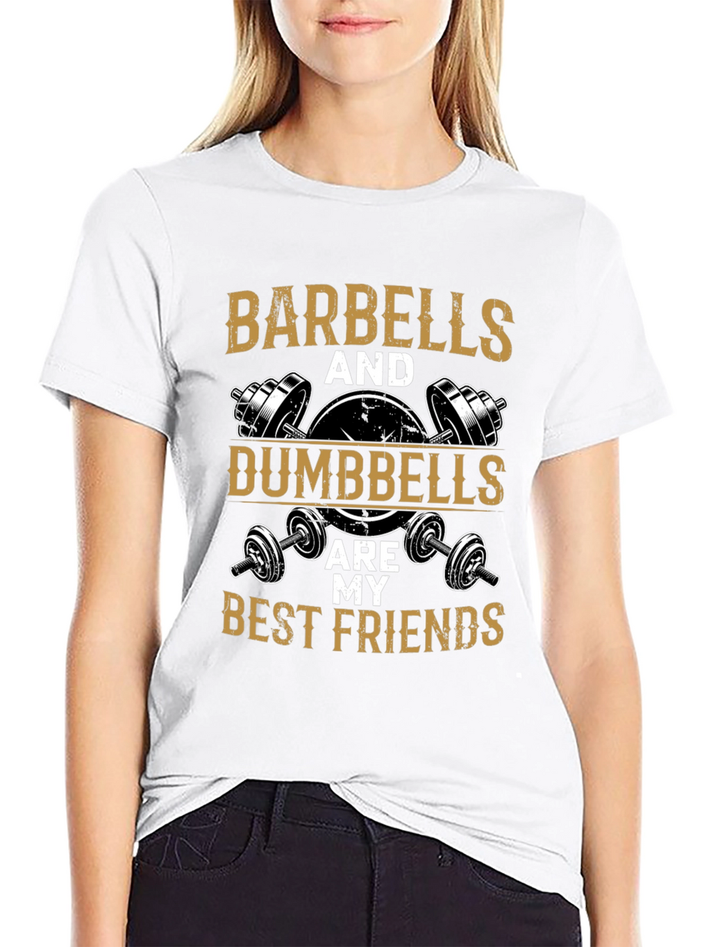 Barbells & Dumbbells Gym T-Shirt