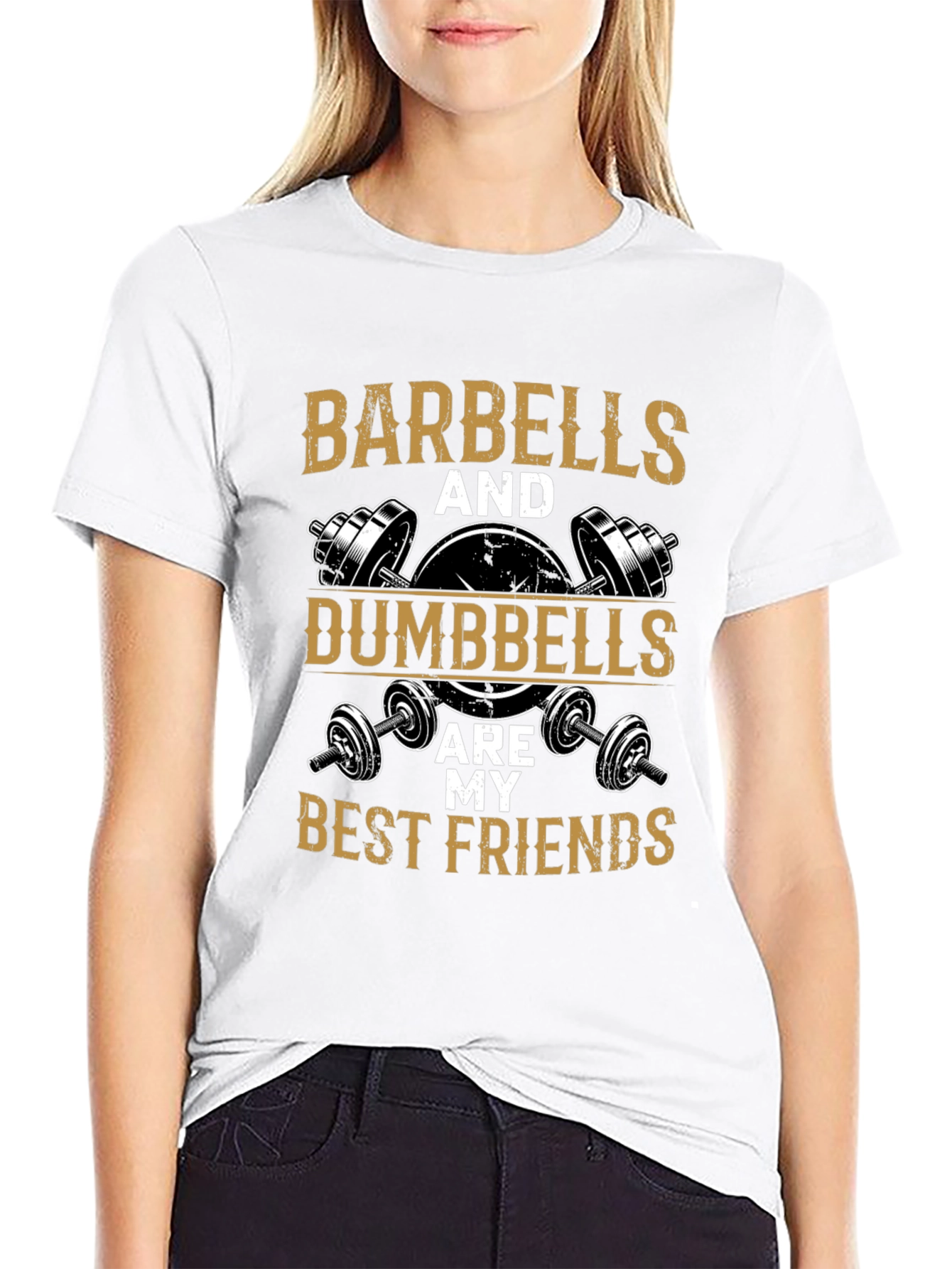 Barbells & Dumbbells Gym T-Shirt