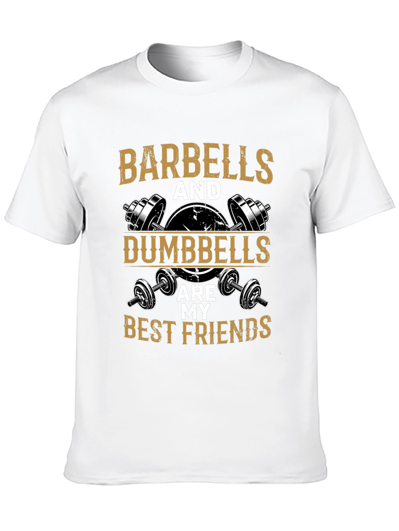 Barbells & Dumbbells Gym T-Shirt