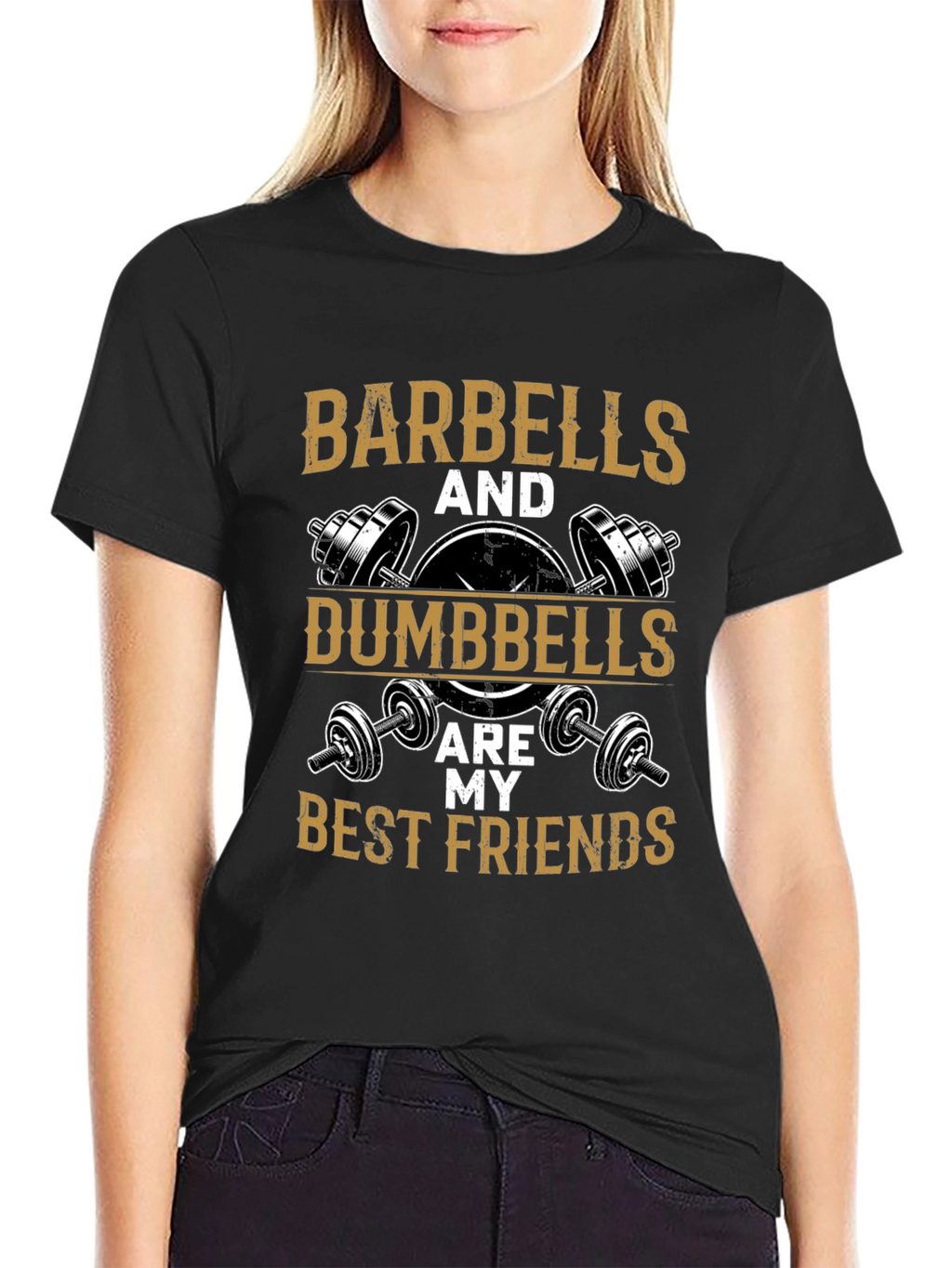 Barbells & Dumbbells Gym T-Shirt