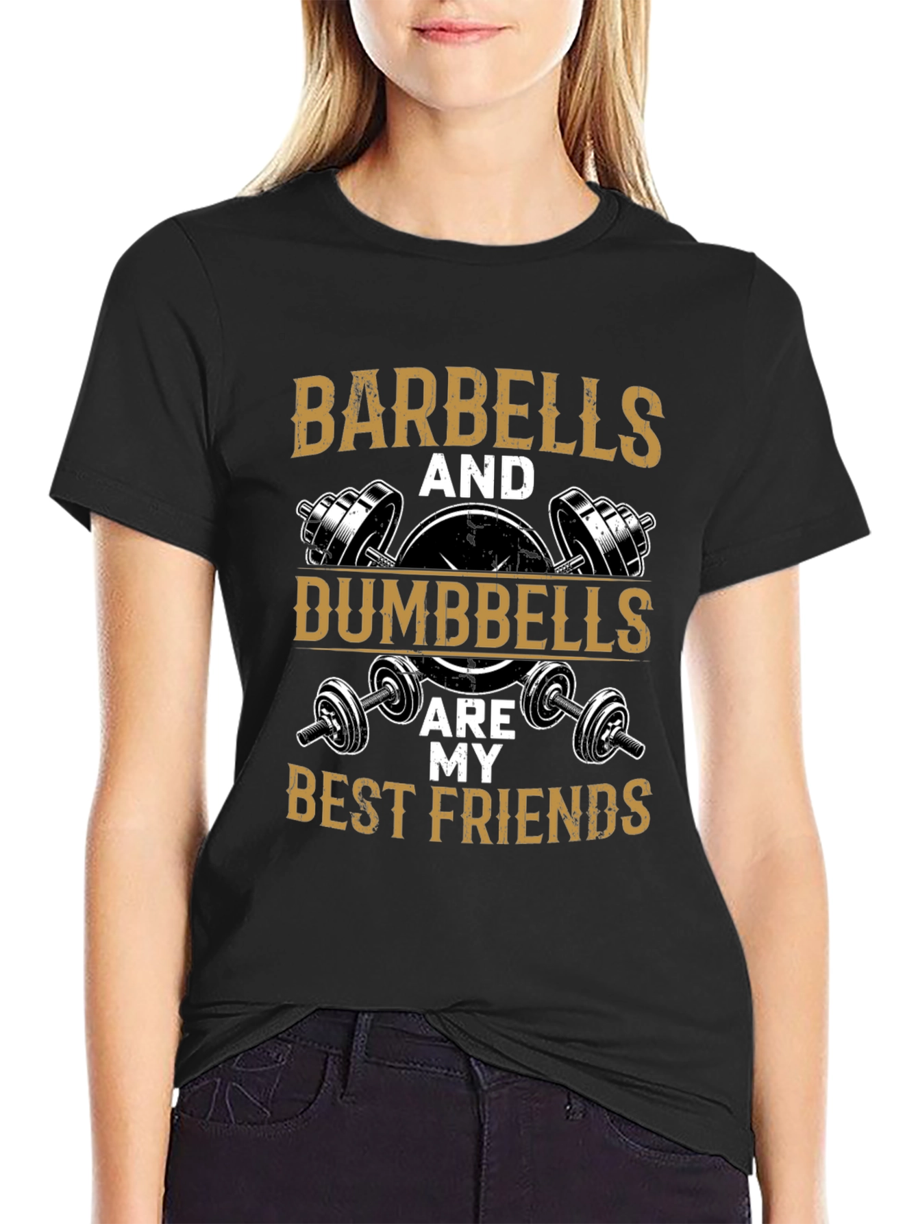 Barbells & Dumbbells Gym T-Shirt