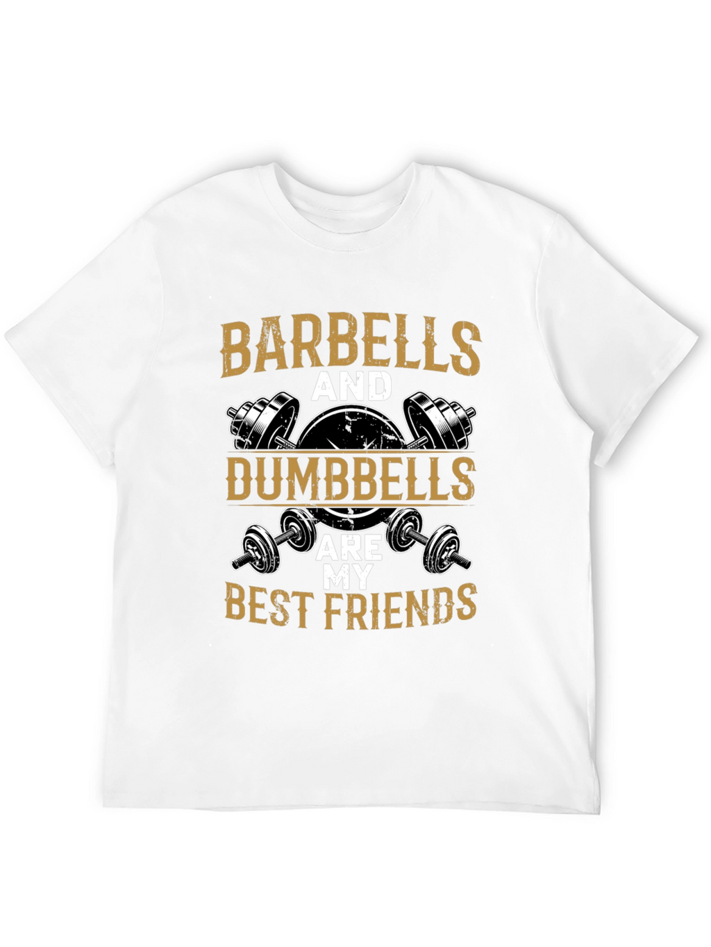 Barbells & Dumbbells Gym T-Shirt