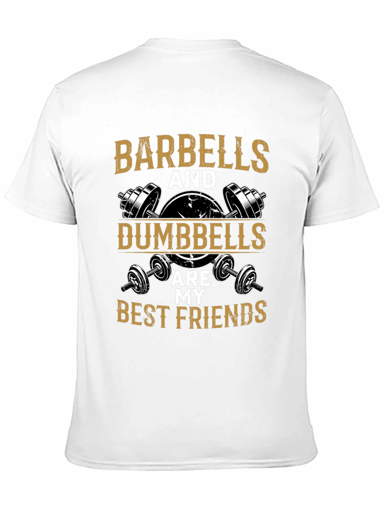 Barbells & Dumbbells Gym T-Shirt