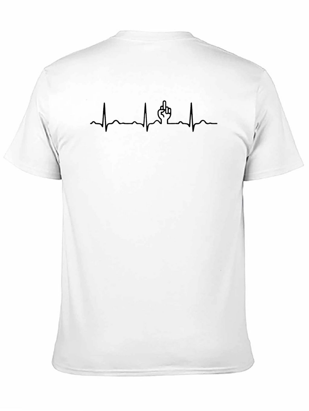 Heartbeat Middle Finger T-Shirt