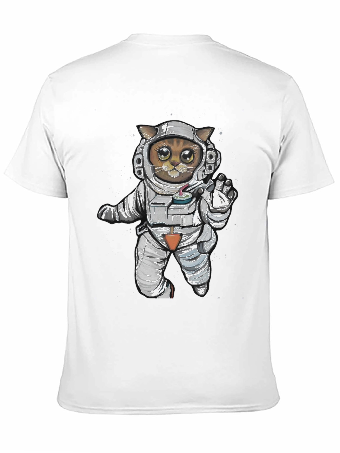 Astronaut Cat Graphic Tee