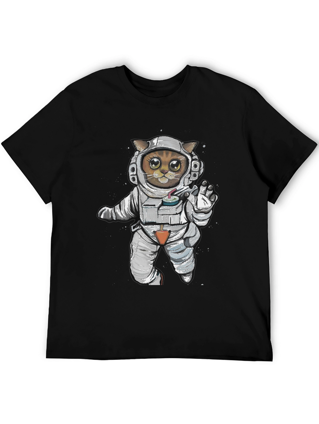 Astronaut Cat Graphic Tee