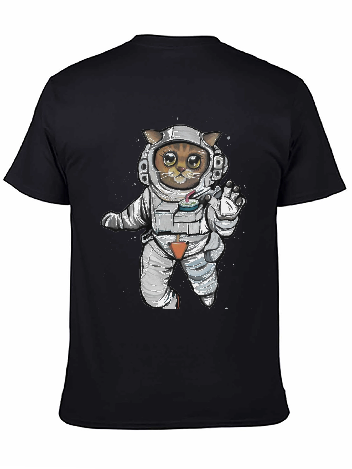 Astronaut Cat Graphic Tee