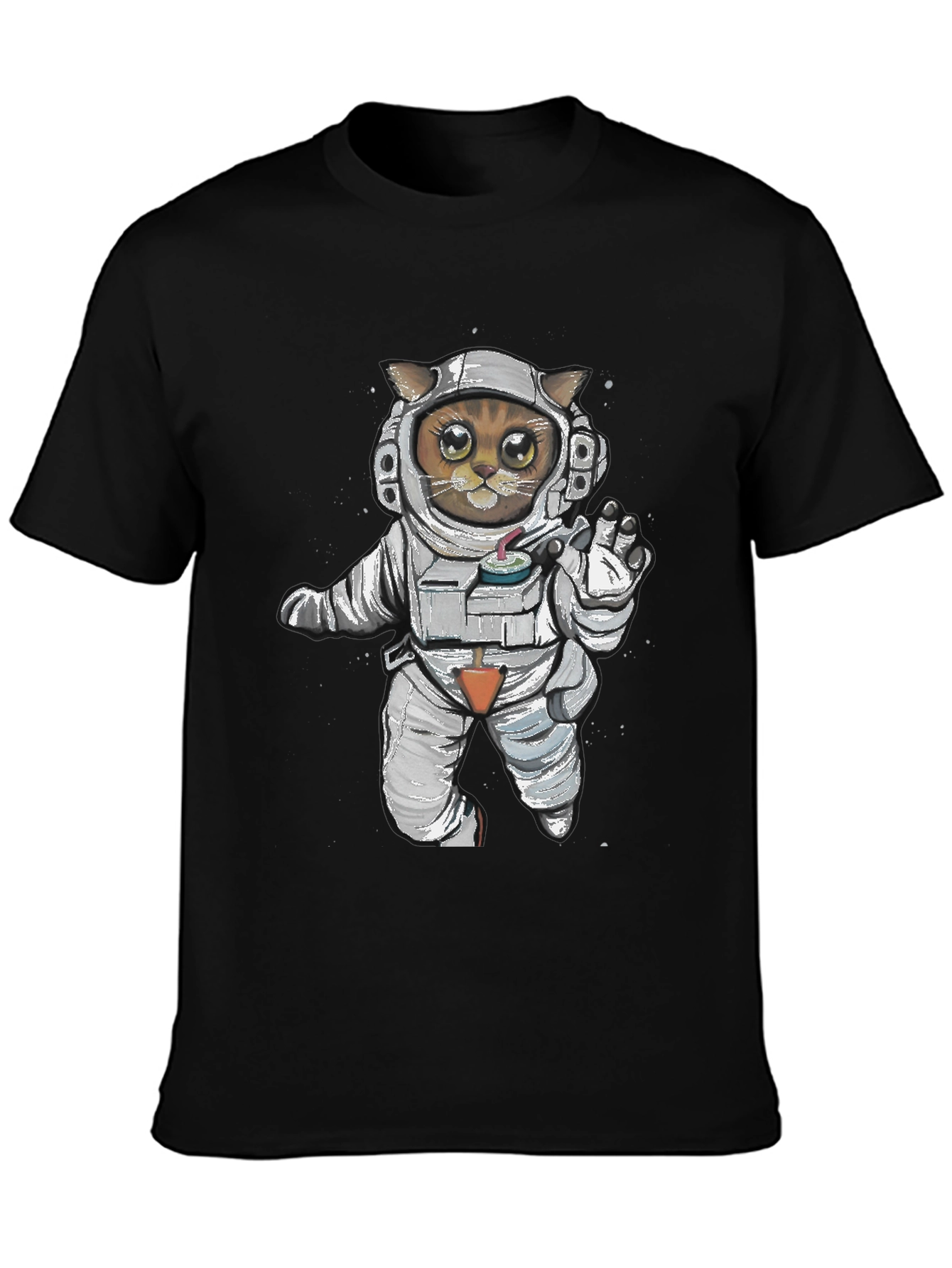 Astronaut Cat Graphic Tee