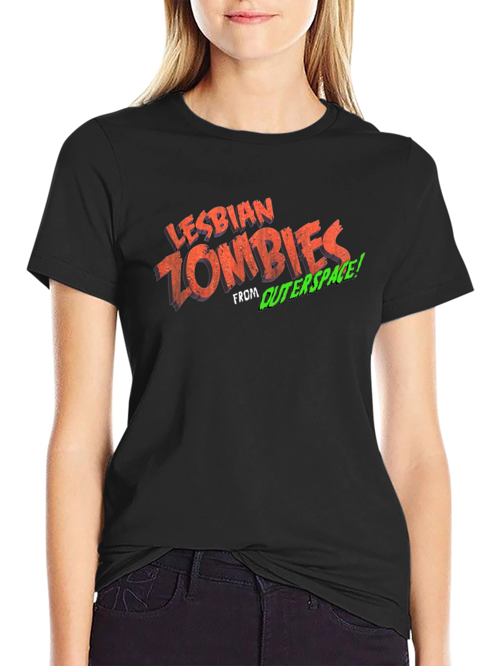 Lesbian Zombies From Outer Space T-Shirt