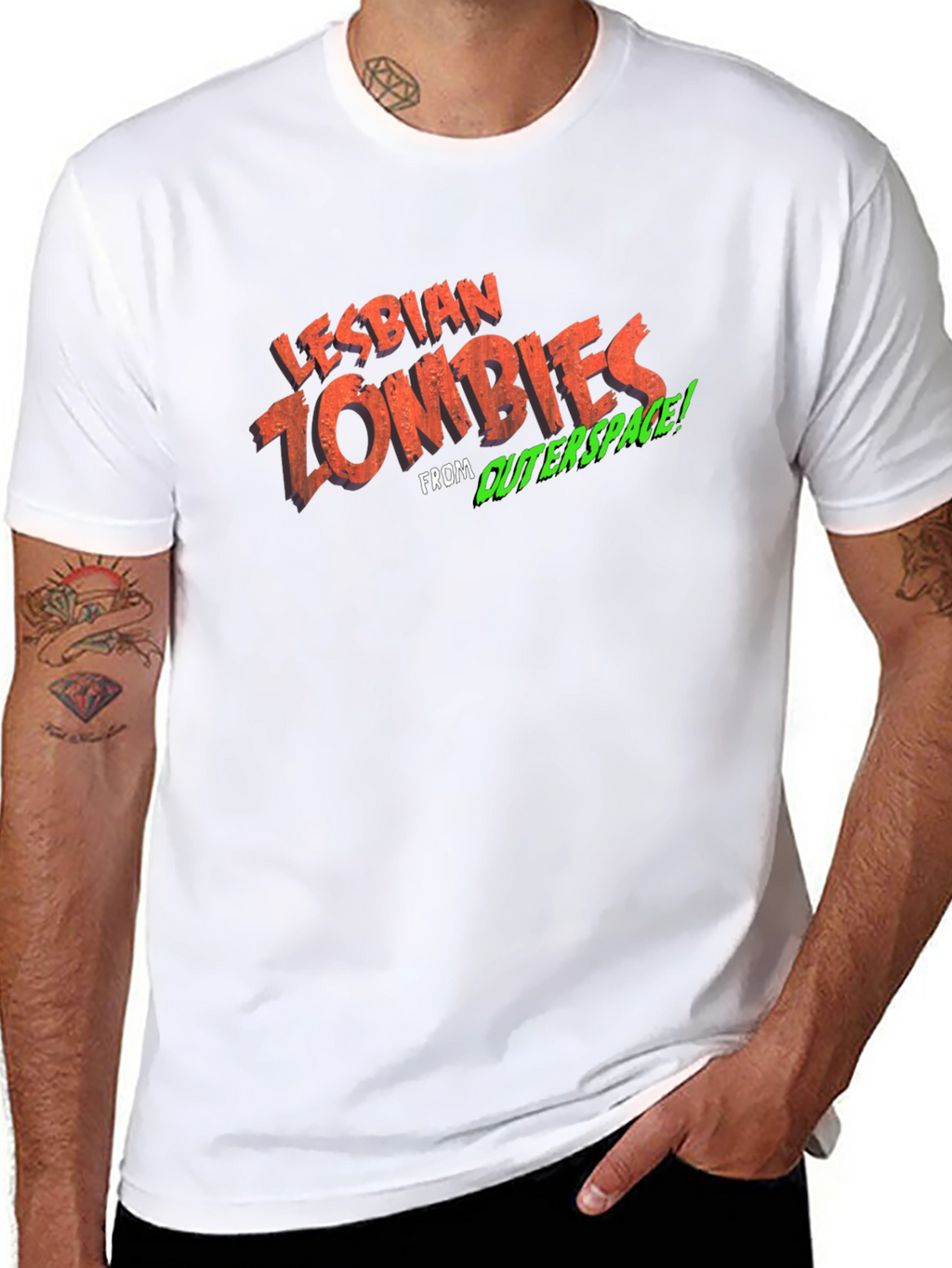 Lesbian Zombies From Outer Space T-Shirt