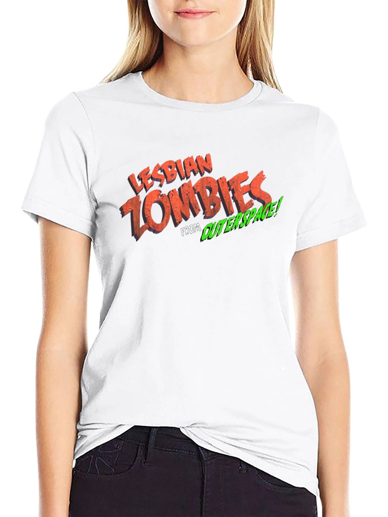 Lesbian Zombies From Outer Space T-Shirt