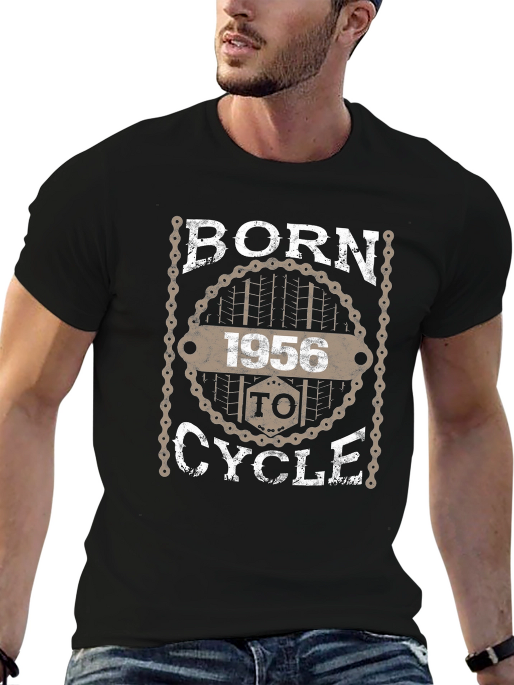 Born to Cycle 1956 T-Shirt