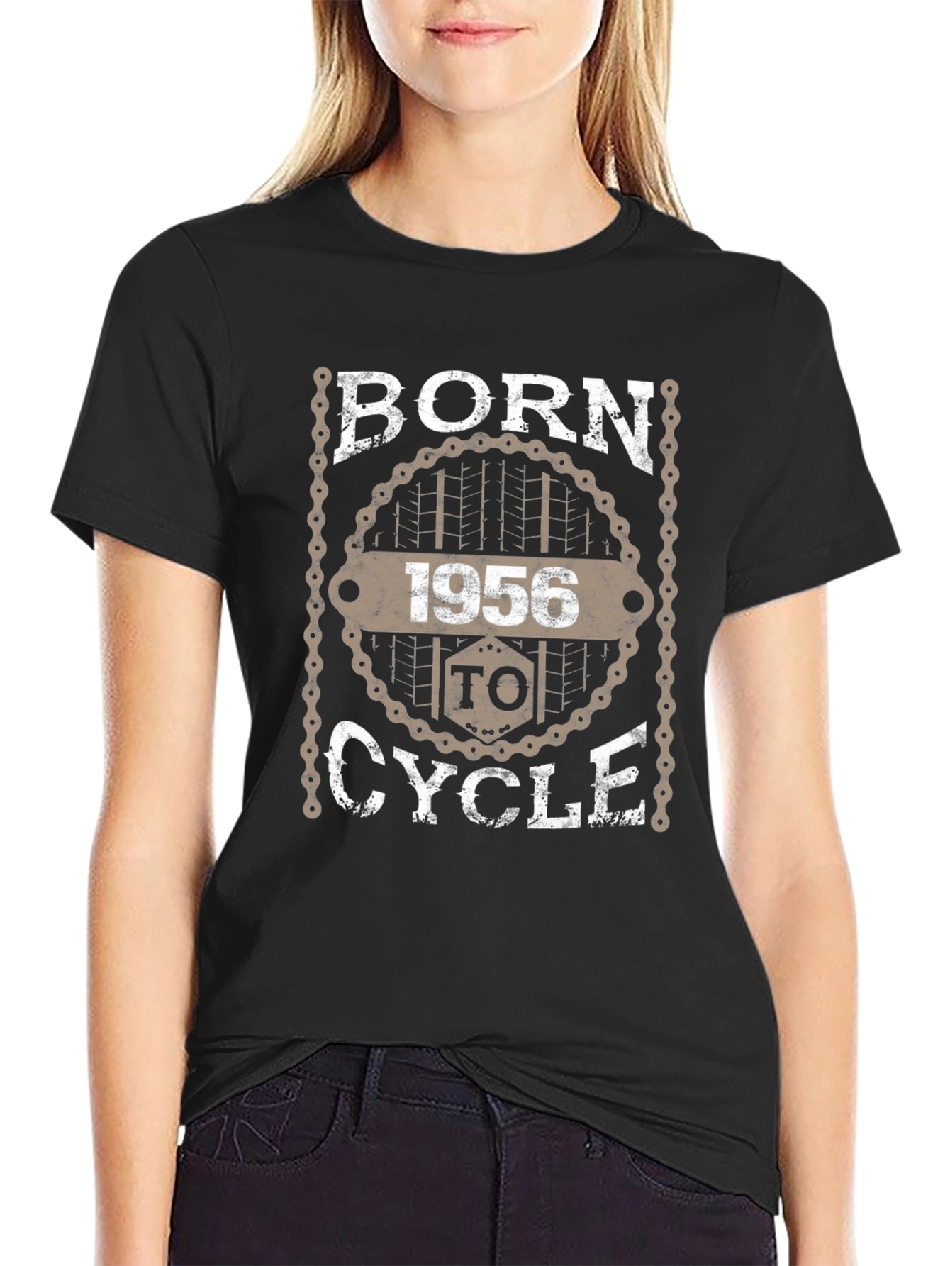 Born to Cycle 1956 T-Shirt