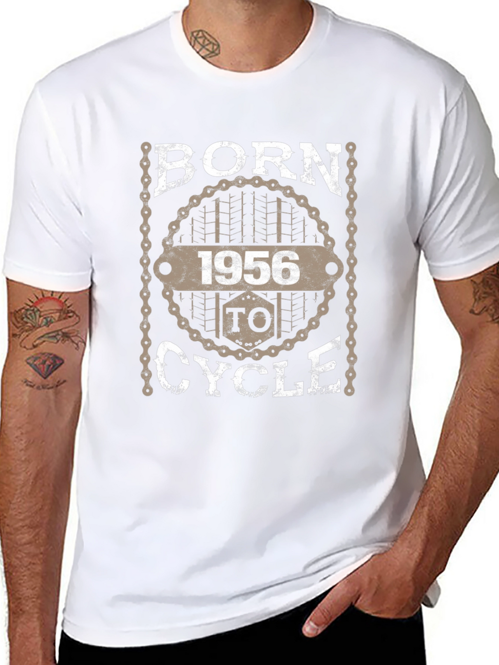 Born to Cycle 1956 T-Shirt