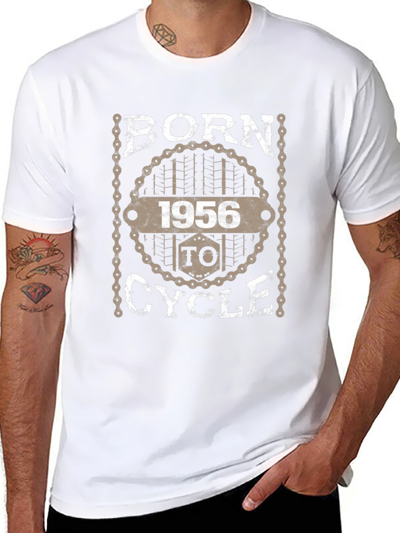 Born to Cycle 1956 T-Shirt