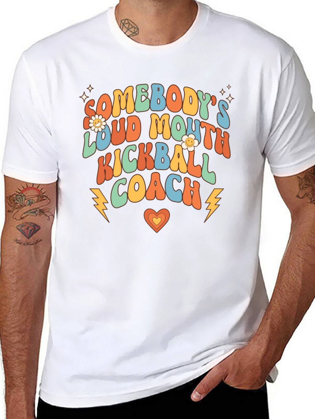 Somebodys Loud Mouth Kickball Coach Tee