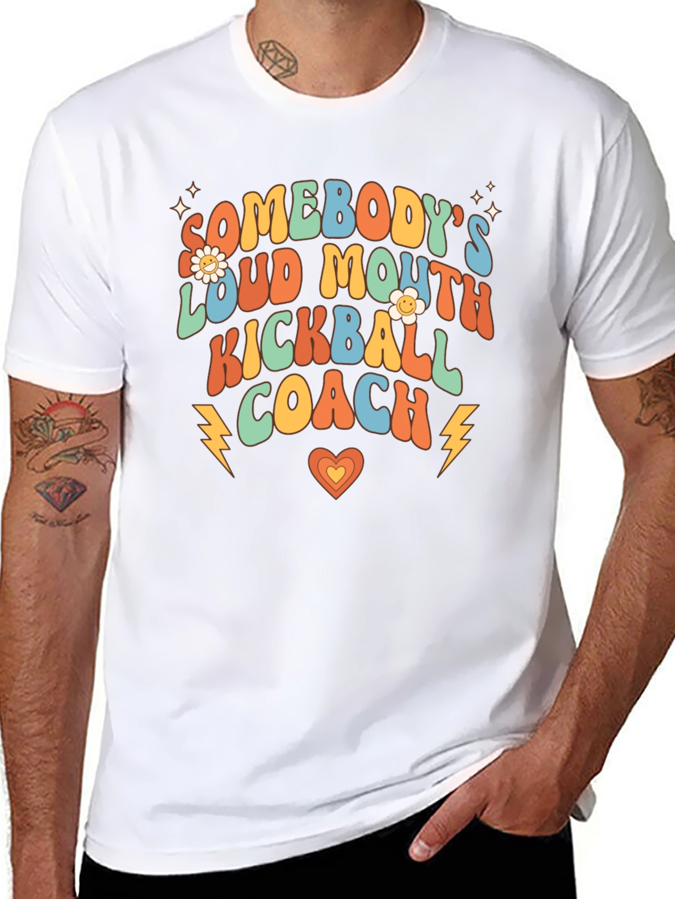 Somebodys Loud Mouth Kickball Coach Tee