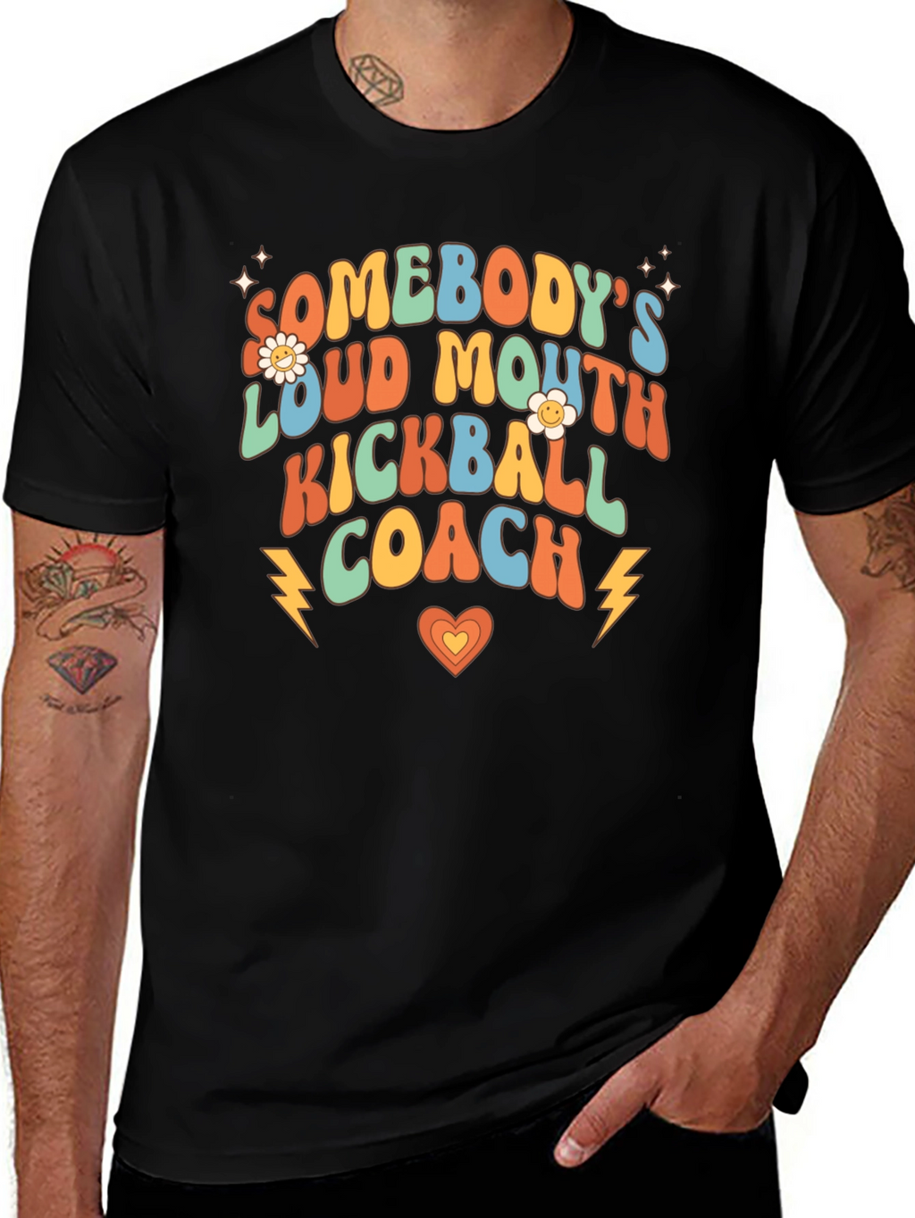 Somebodys Loud Mouth Kickball Coach Tee