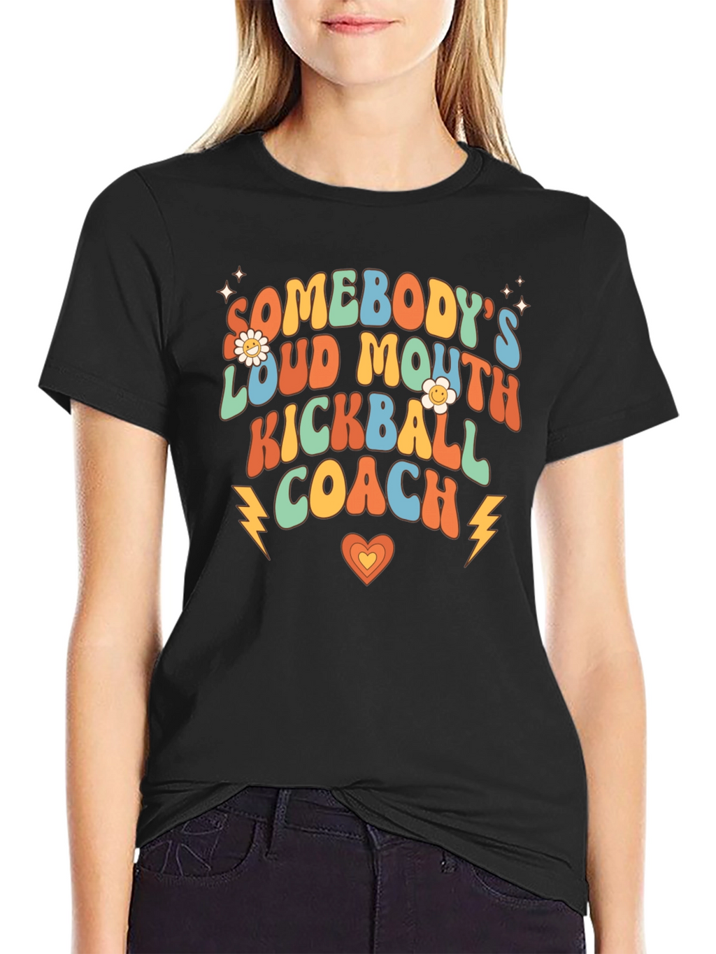 Somebodys Loud Mouth Kickball Coach Tee