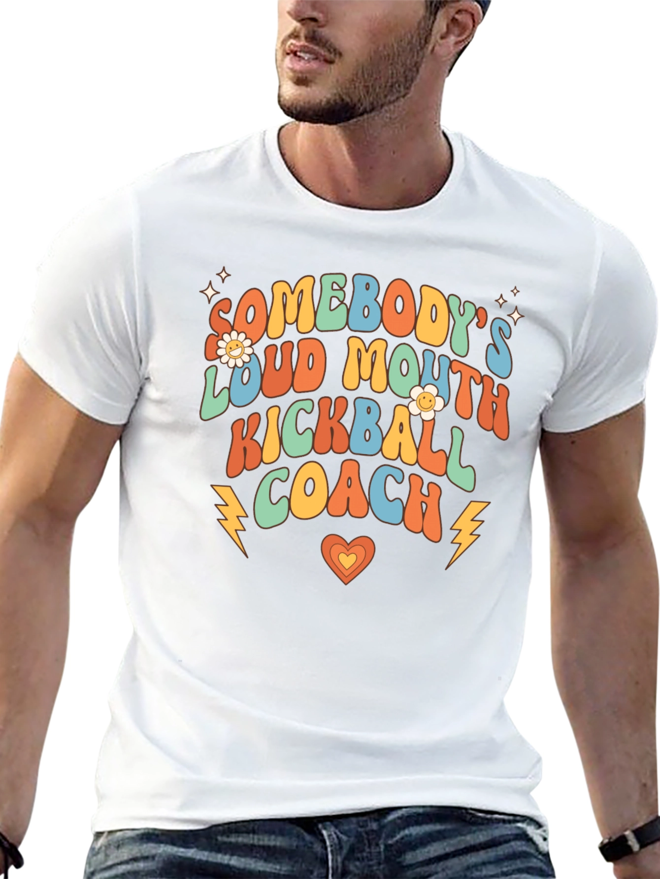 Somebodys Loud Mouth Kickball Coach Tee
