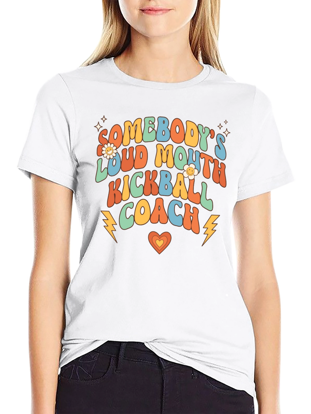 Somebodys Loud Mouth Kickball Coach Tee