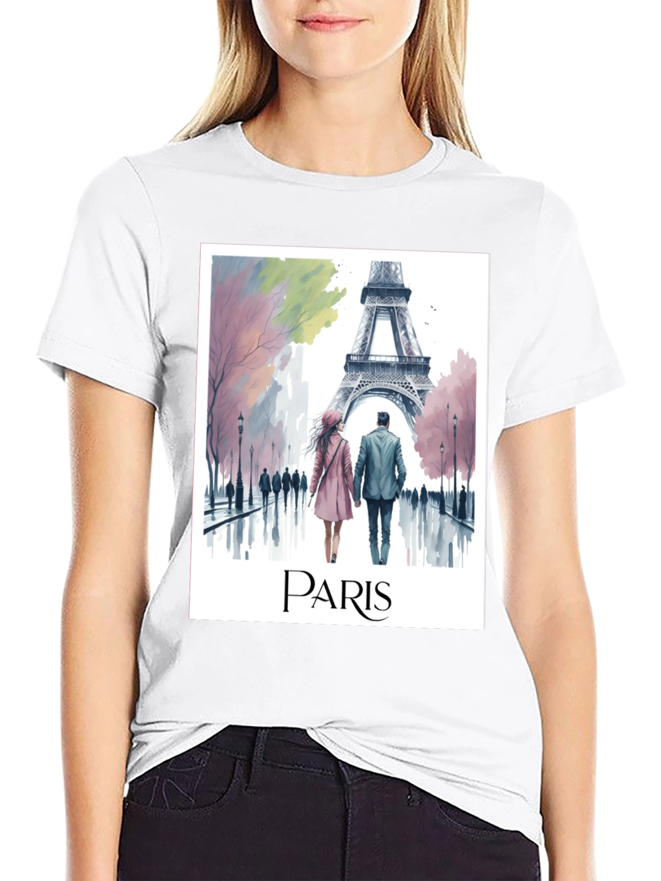 Paris Eiffel Tower Graphic T-Shirt