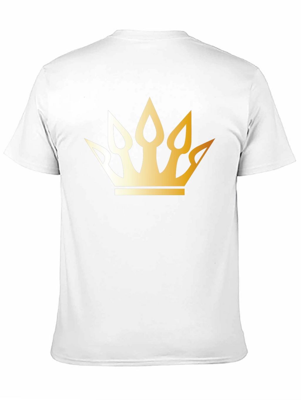 Golden Crown Graphic Black T-Shirt