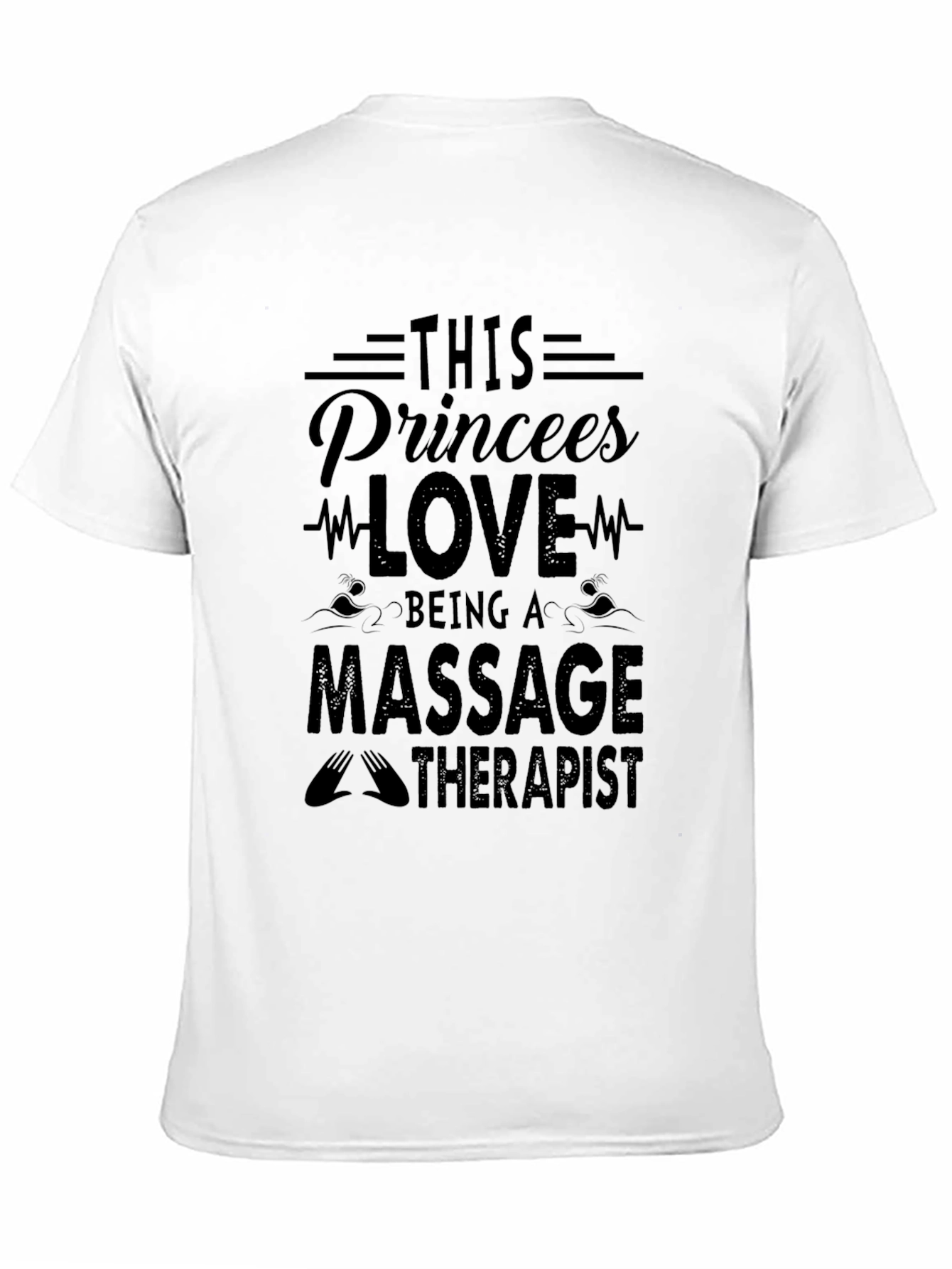 Massage Therapist Princess Graphic Tee