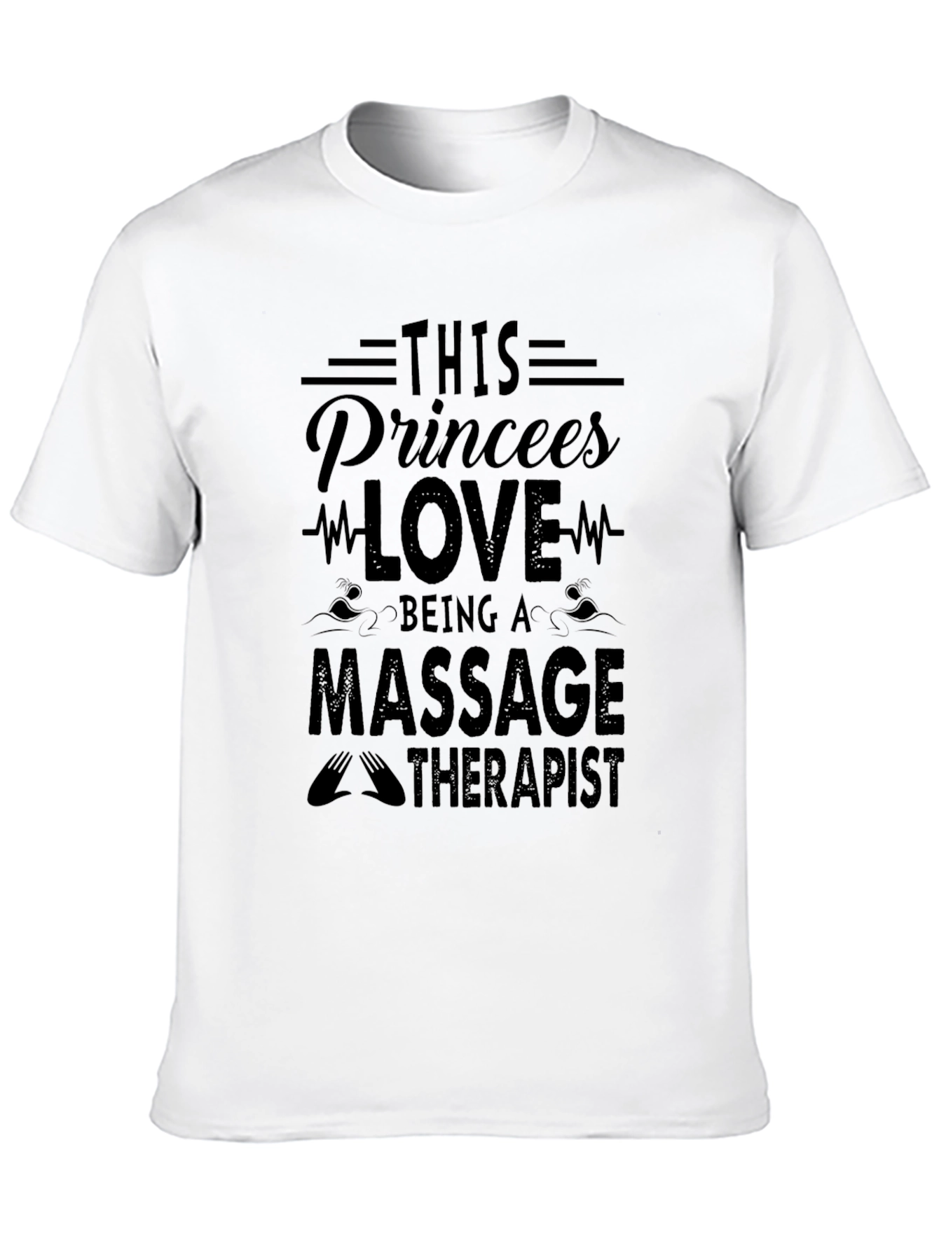 Massage Therapist Princess Graphic Tee