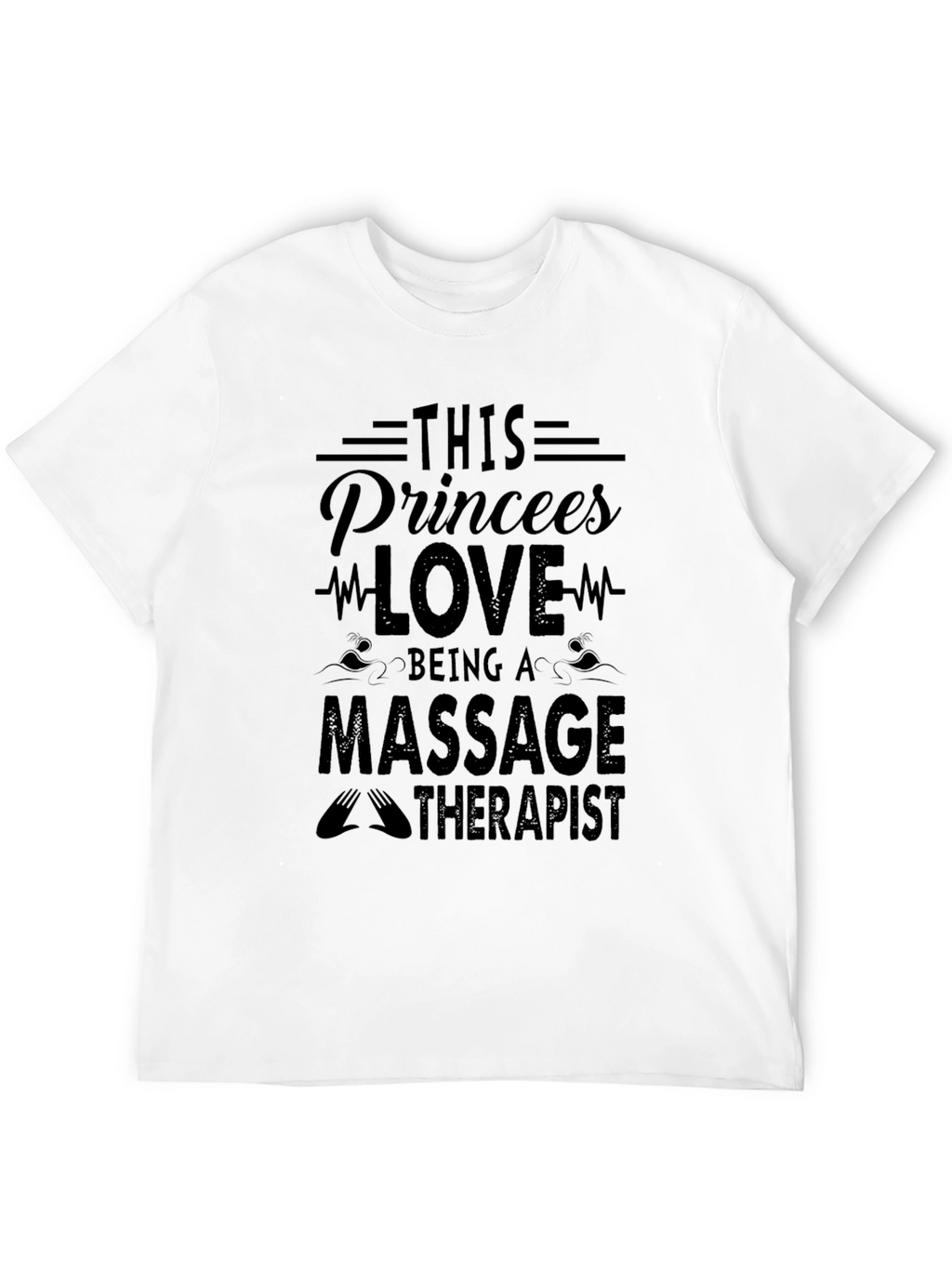 Massage Therapist Princess Graphic Tee