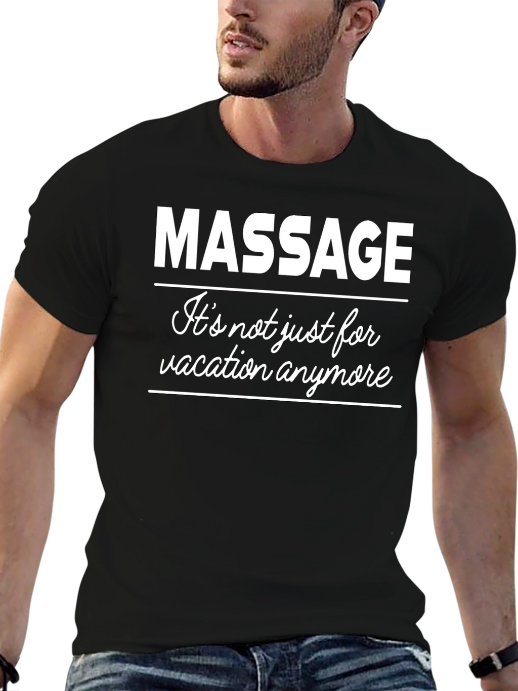 Massage Vacation T-Shirt - Funny Relaxation Tee