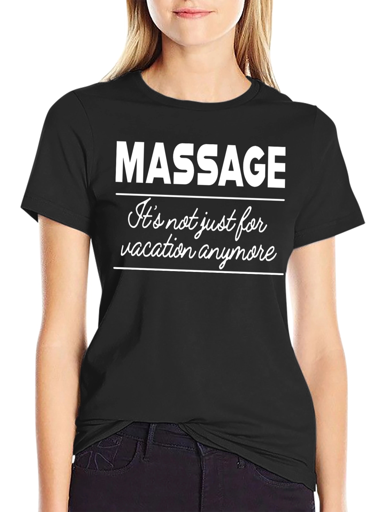 Massage Vacation T-Shirt - Funny Relaxation Tee
