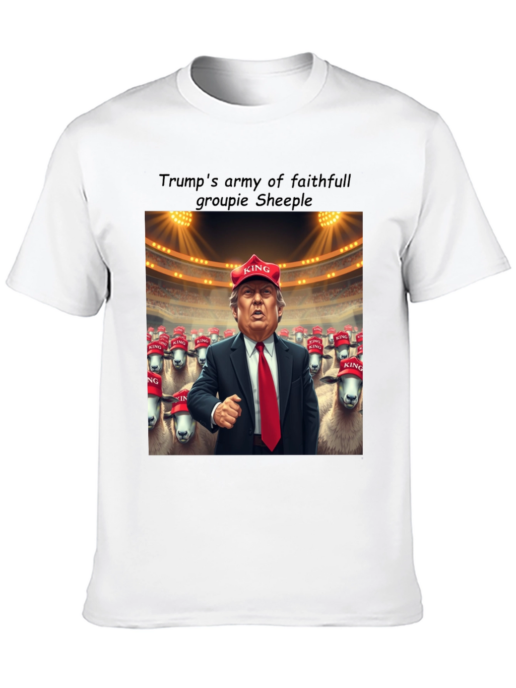 Trump Army Sheeple Graphic T-Shirt