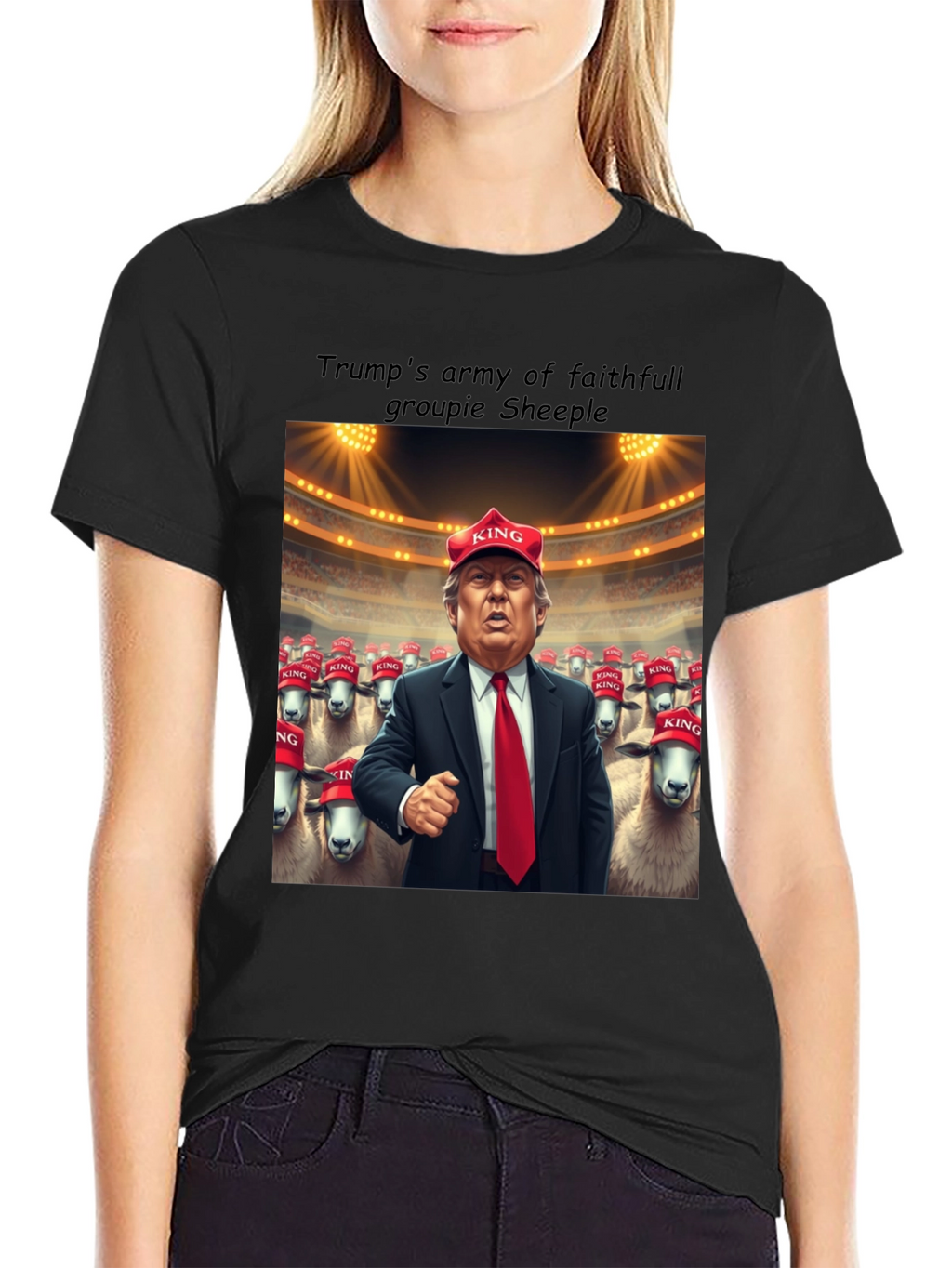 Trump Army Sheeple Graphic T-Shirt